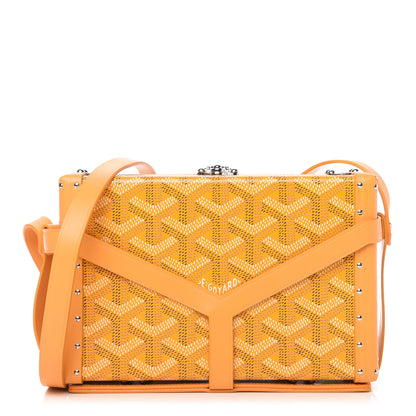 Goyard Goyardine Minaudiere Trunk Bag Yellow 1 of 13