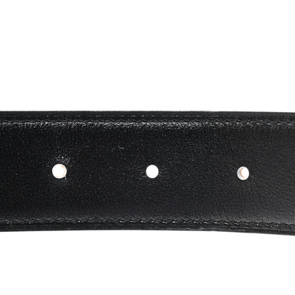 Hermes Togo Box 32mm Striee H Belt 85 34 Gold Black 4 of 5