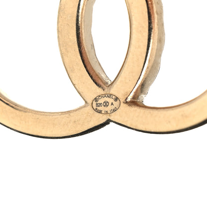 Chanel Baguette Crystal High Society CC Earrings Gold 4 of 4