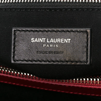 Saint Laurent Calfskin Y Quilted Monogram Medium Loulou Chain Satchel Palissandre 7 of 11