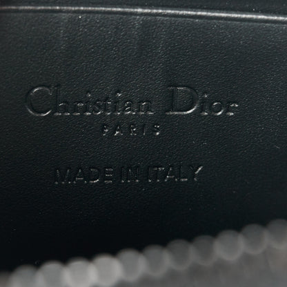 Christian Dior Calfskin Cannage Diamond Cannage Phone Holder Black 6 of 10
