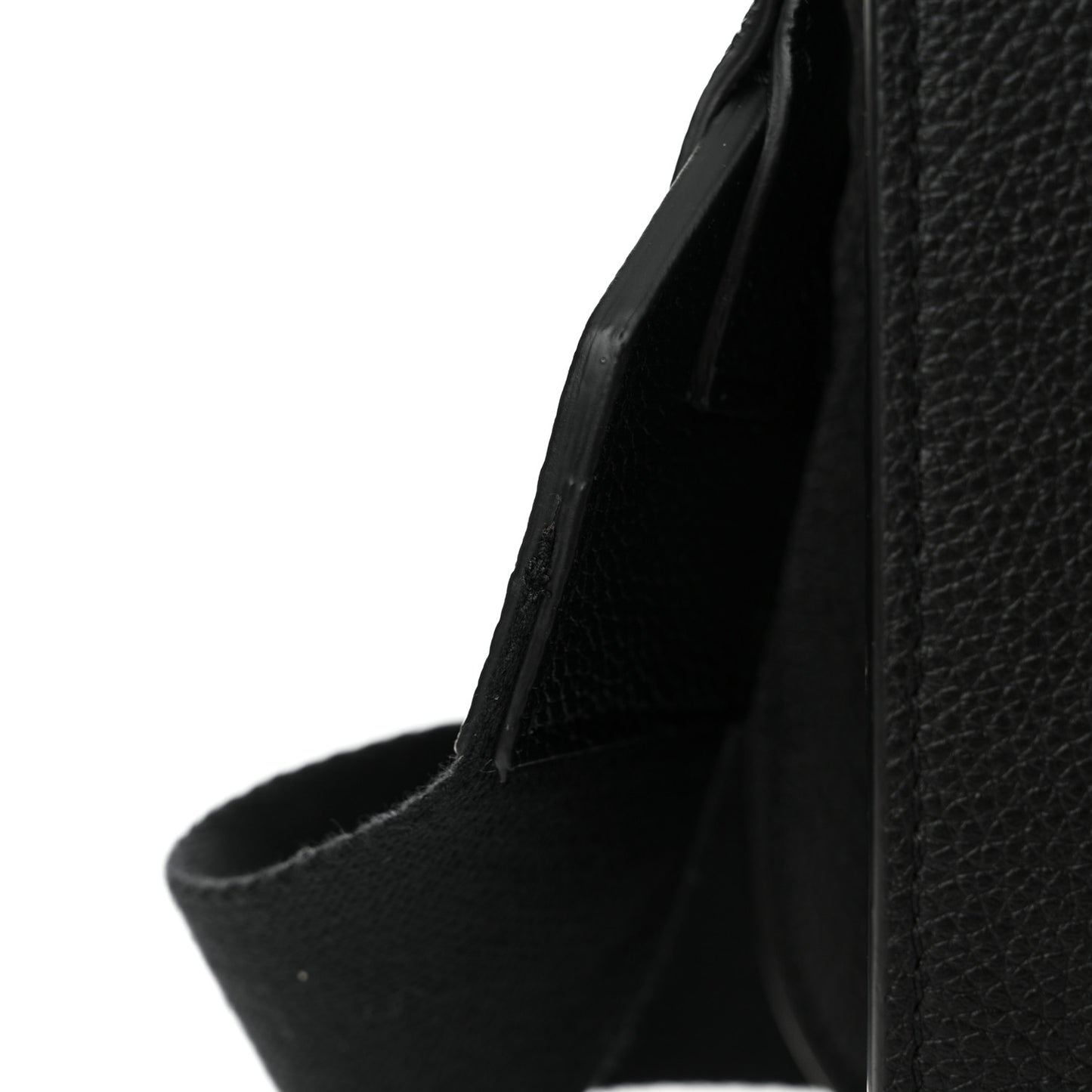 Grained Calfskin Mini T Clasp Tara Crossbody Bag Black