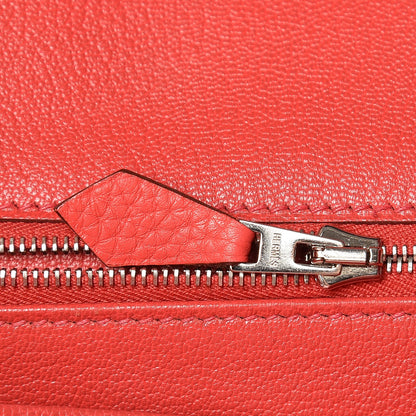 Hermes Taurillon Clemence Birkin 40 Bougainvillea 13 of 39