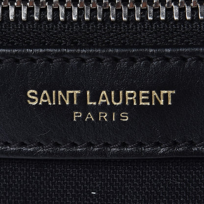 Saint Laurent Nylon Palm Tree Sunset Print Hunting Backpack Red Yellow Black 10 of 14
