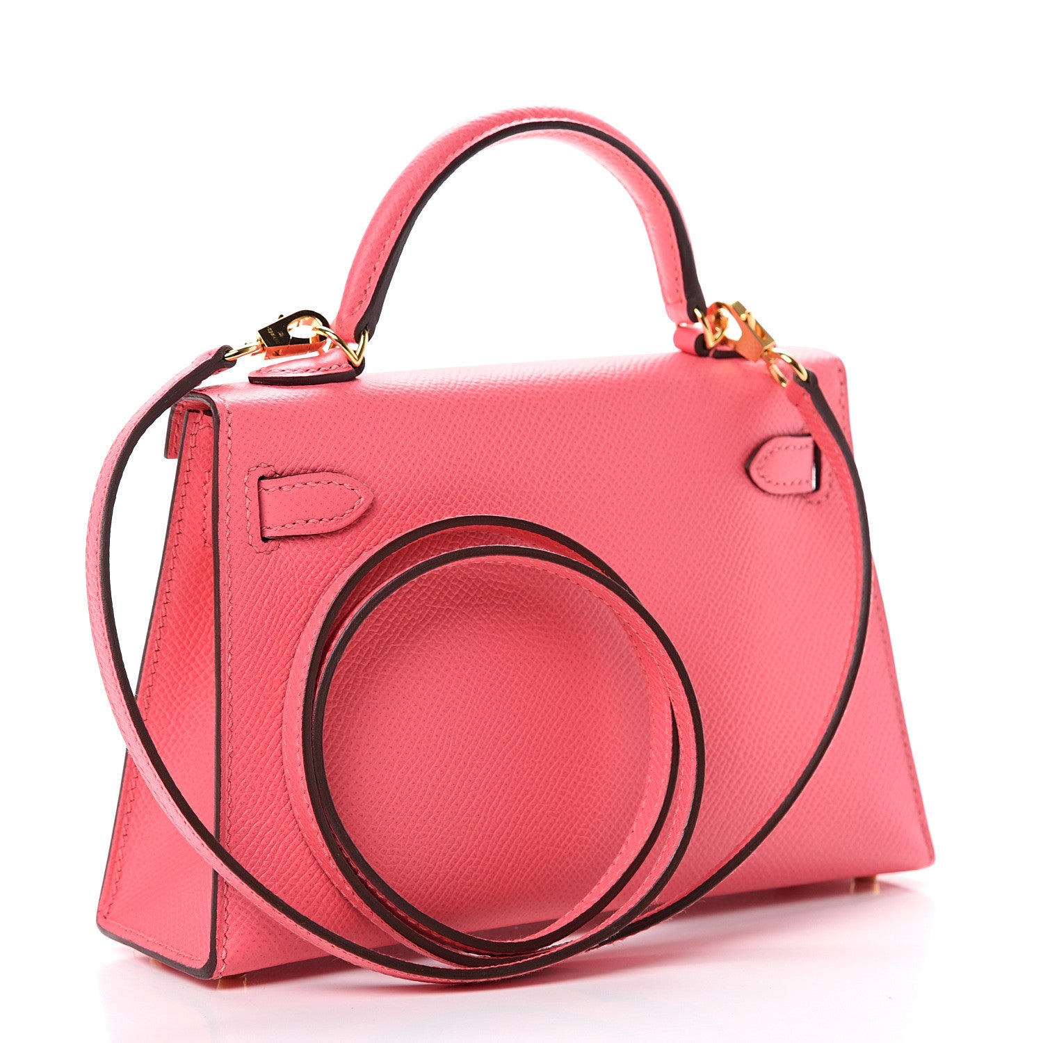 Hermes Epsom Mini Kelly Sellier 20 Rose Azalee 2 of 11