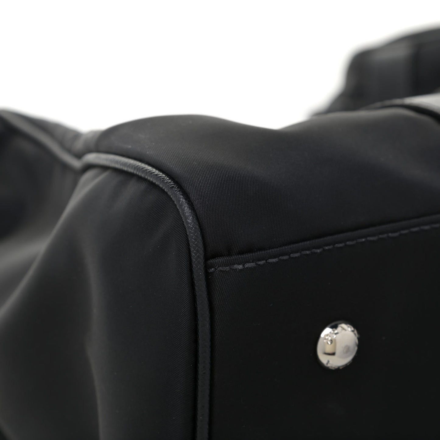 Tessuto Nylon Saffiano Pet Carrier Black