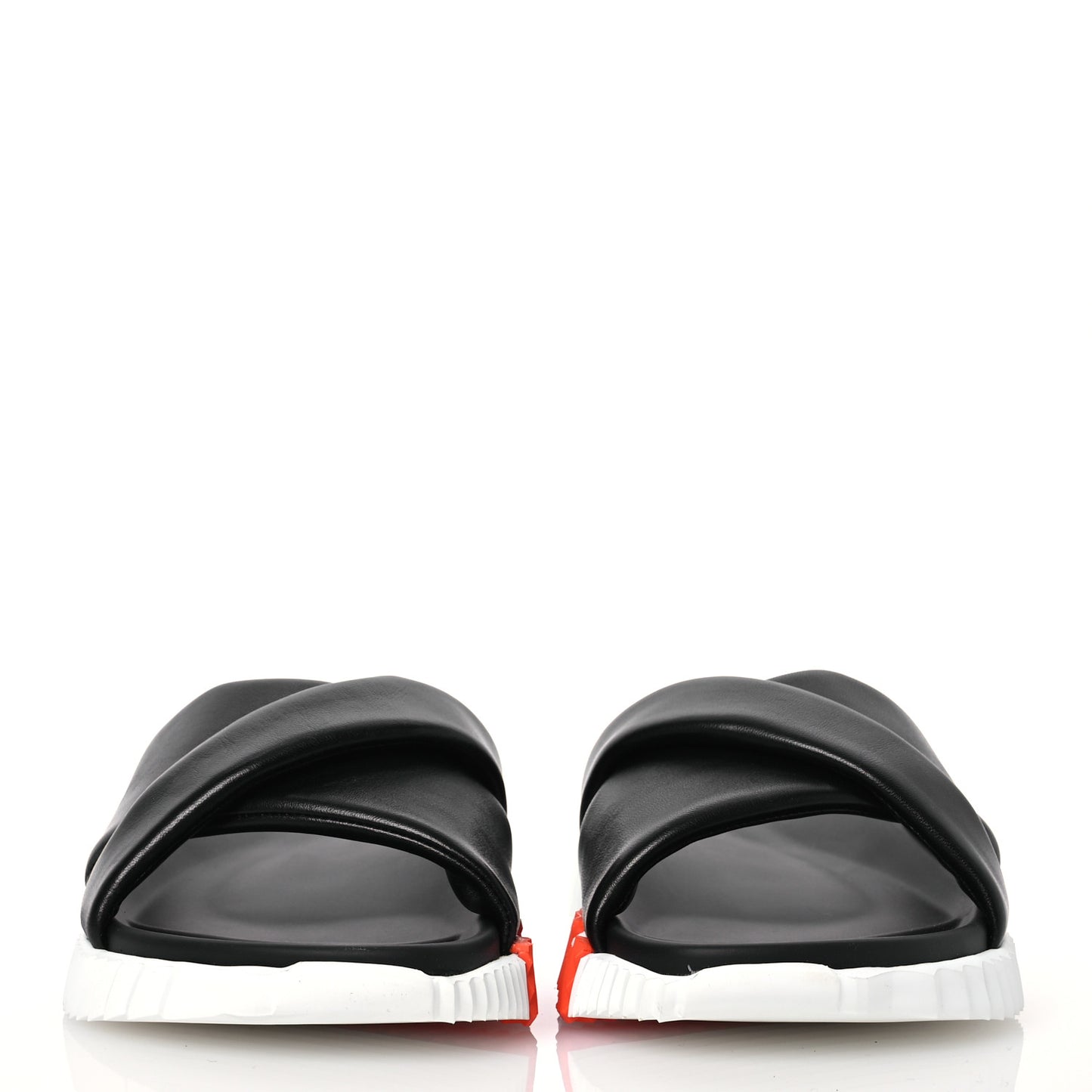 Nappa Womens Infra Sandals 39.5 Black