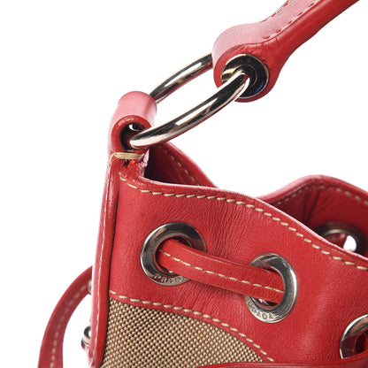 Prada Canvas Shoulder Bag Bag Red 23 of 23