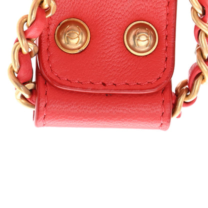 Chanel Lambskin Quilted Side-Packs Red 15 of 16