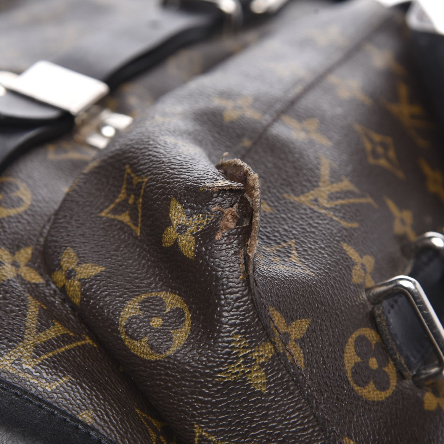 Louis Vuitton Monogram Macassar Christopher Backpack 10 of 19