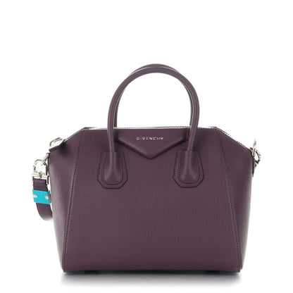 Givenchy Sugar Goatskin Small Antigona Dark Purple 1 of 9