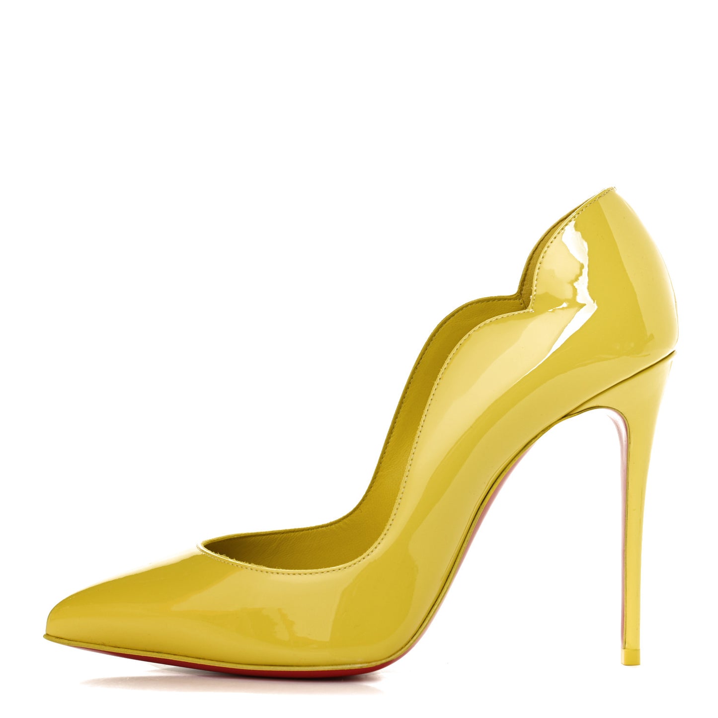 Calfskin Hot Chick 100 Pumps 37 Citrus
