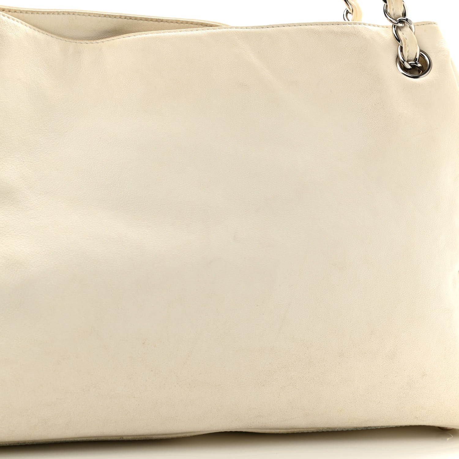 Chanel Lambskin Pearl Obsession Tote White 14 of 16