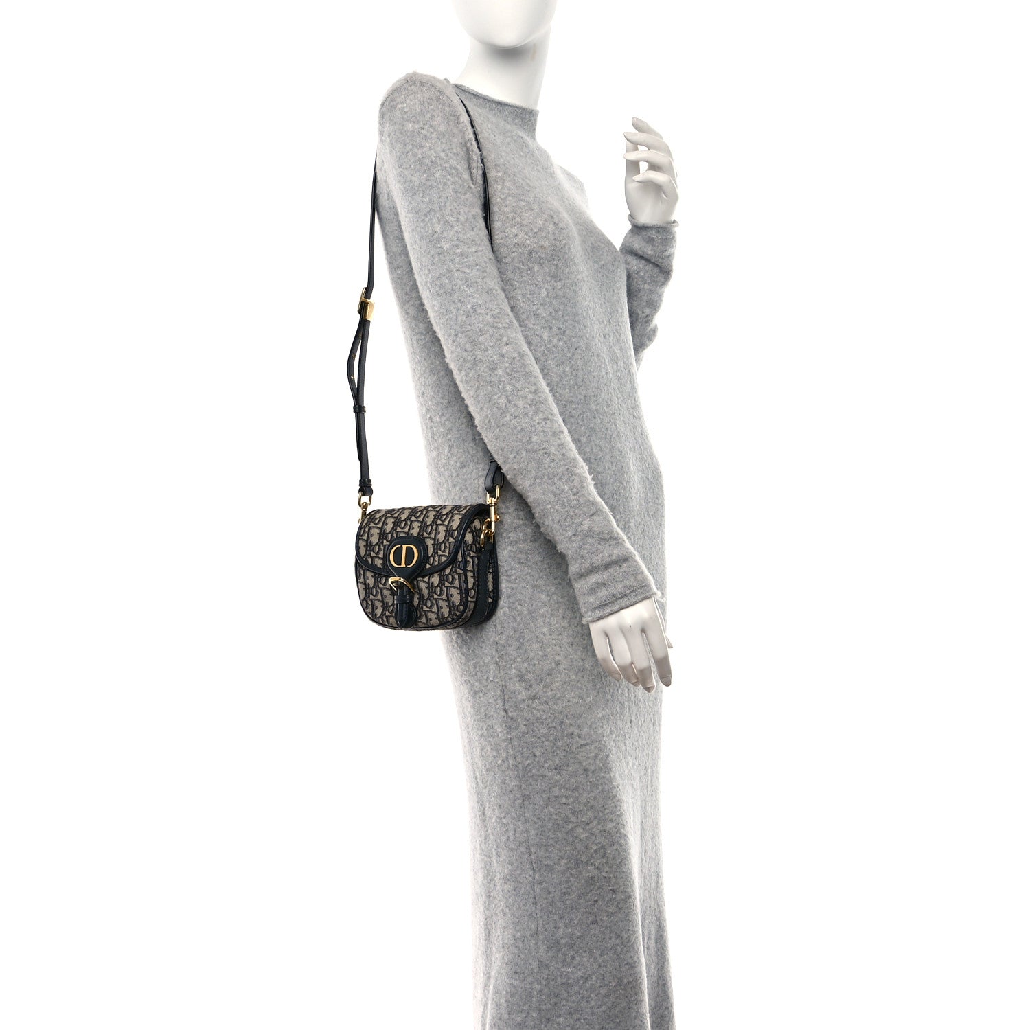 Christian Dior Oblique Small Bobby Flap Blue 2 of 11