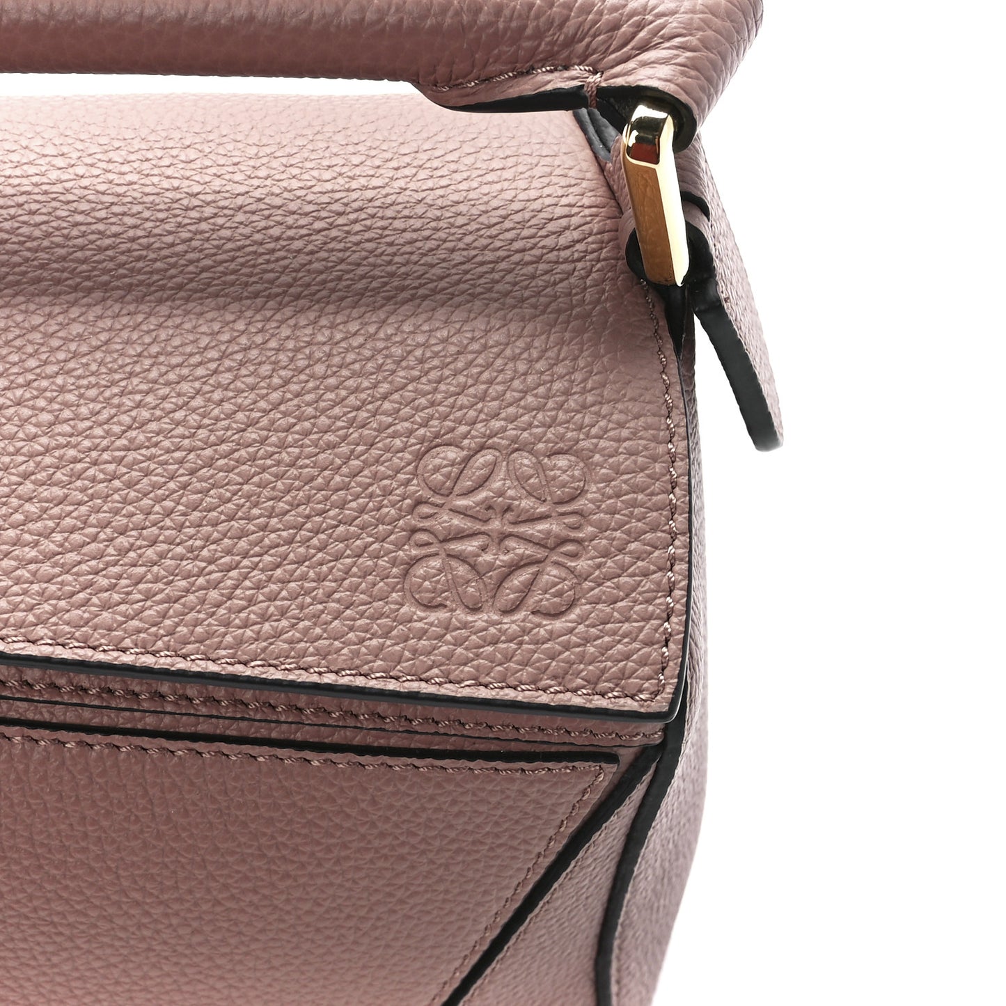 Calfskin Small Puzzle Bag Dark Blush