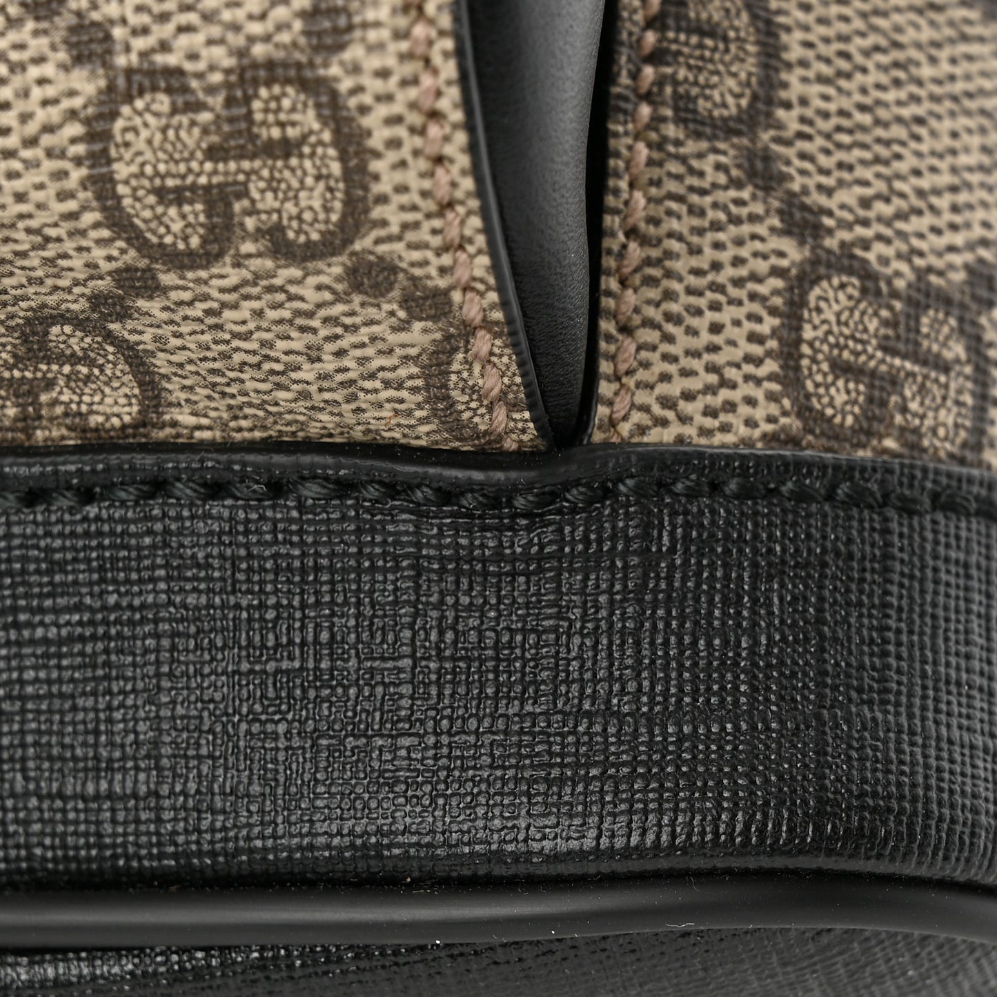 GG Supreme Monogram Small Eden Day Backpack Black