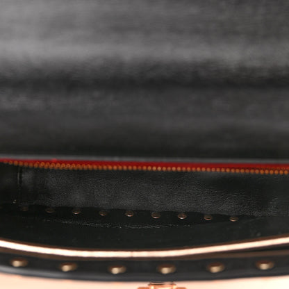 Valentino Garavani Metallic Nappa Medium Rockstud Spike Shoulder Bag Rame 5 of 11