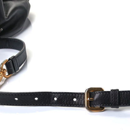 Prada Soft Calf Tote Black 6 of 7
