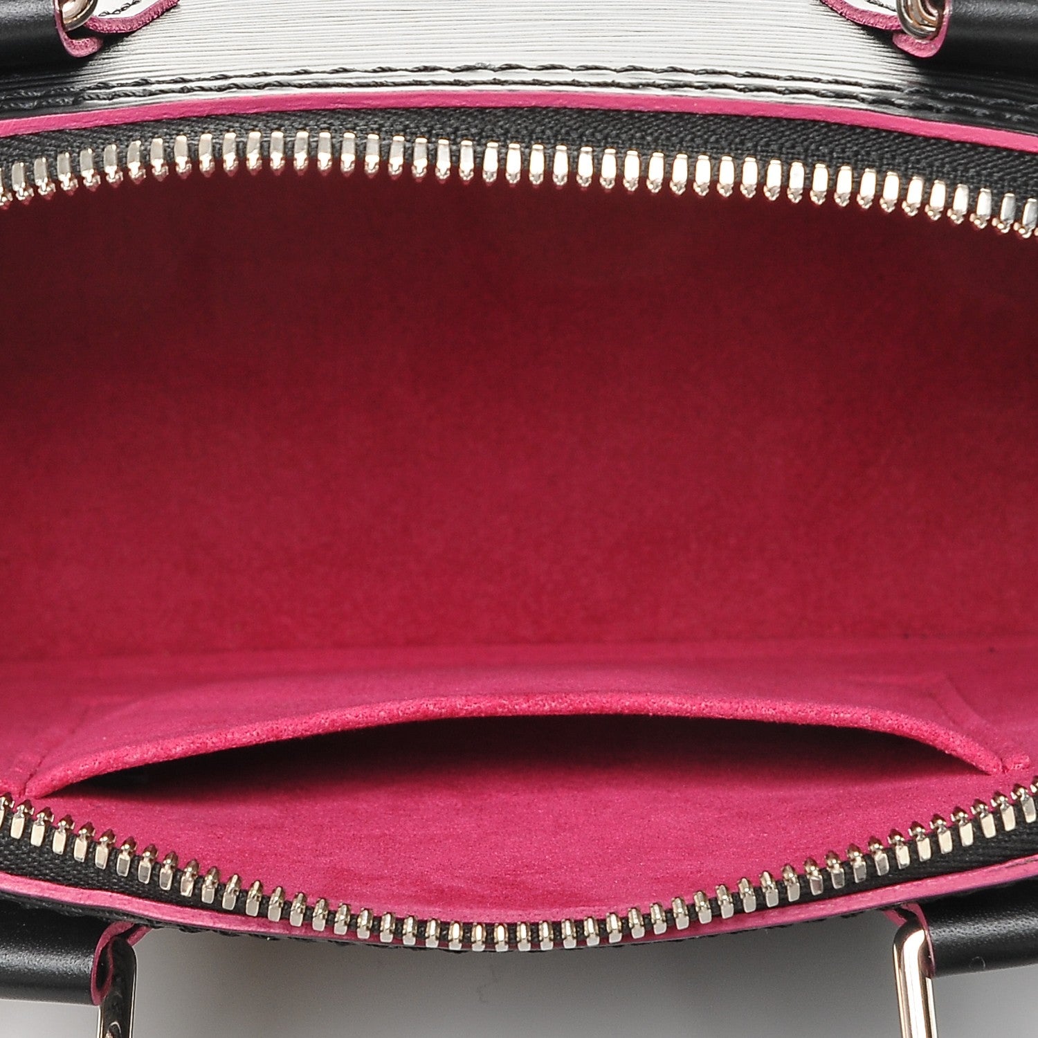 Louis Vuitton Epi Alma BB Black Hot Pink 5 of 7