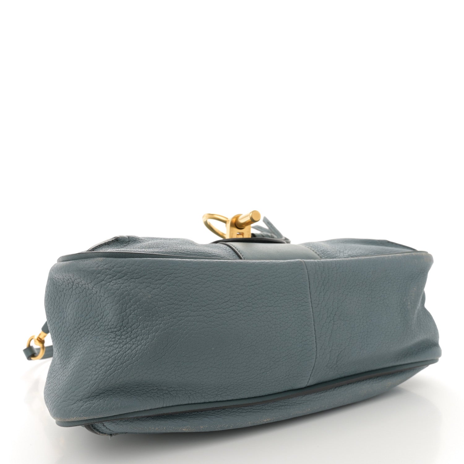 Chloe Grained Lambskin Calfskin Small Lexa Shoulder Bag Cloudy Blue 4 of 14