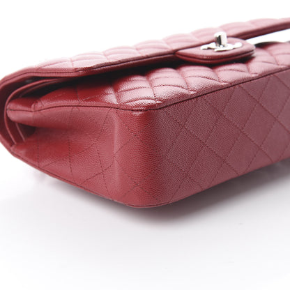 Chanel Caviar Quilted Medium Double Flap Red 5 of 14