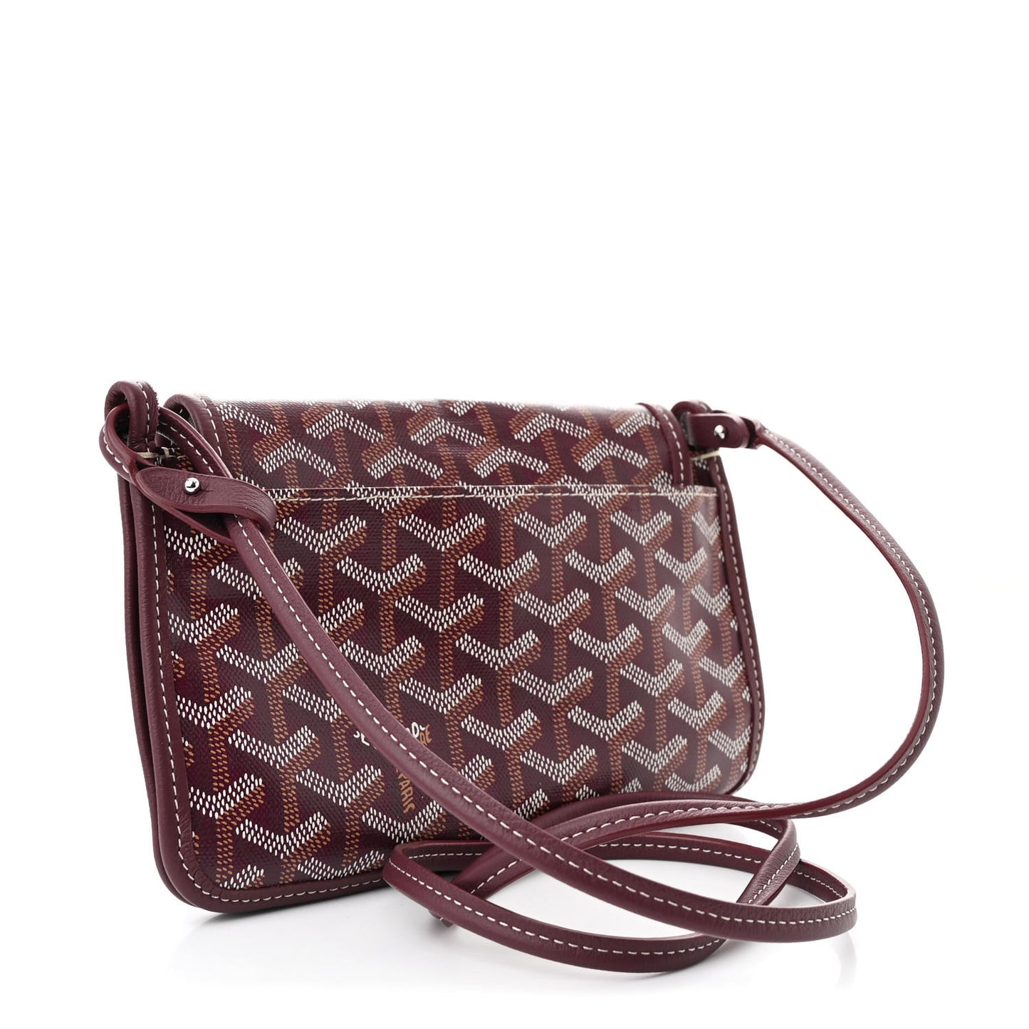 Goyardine Plumet Wallet Clutch Burgundy