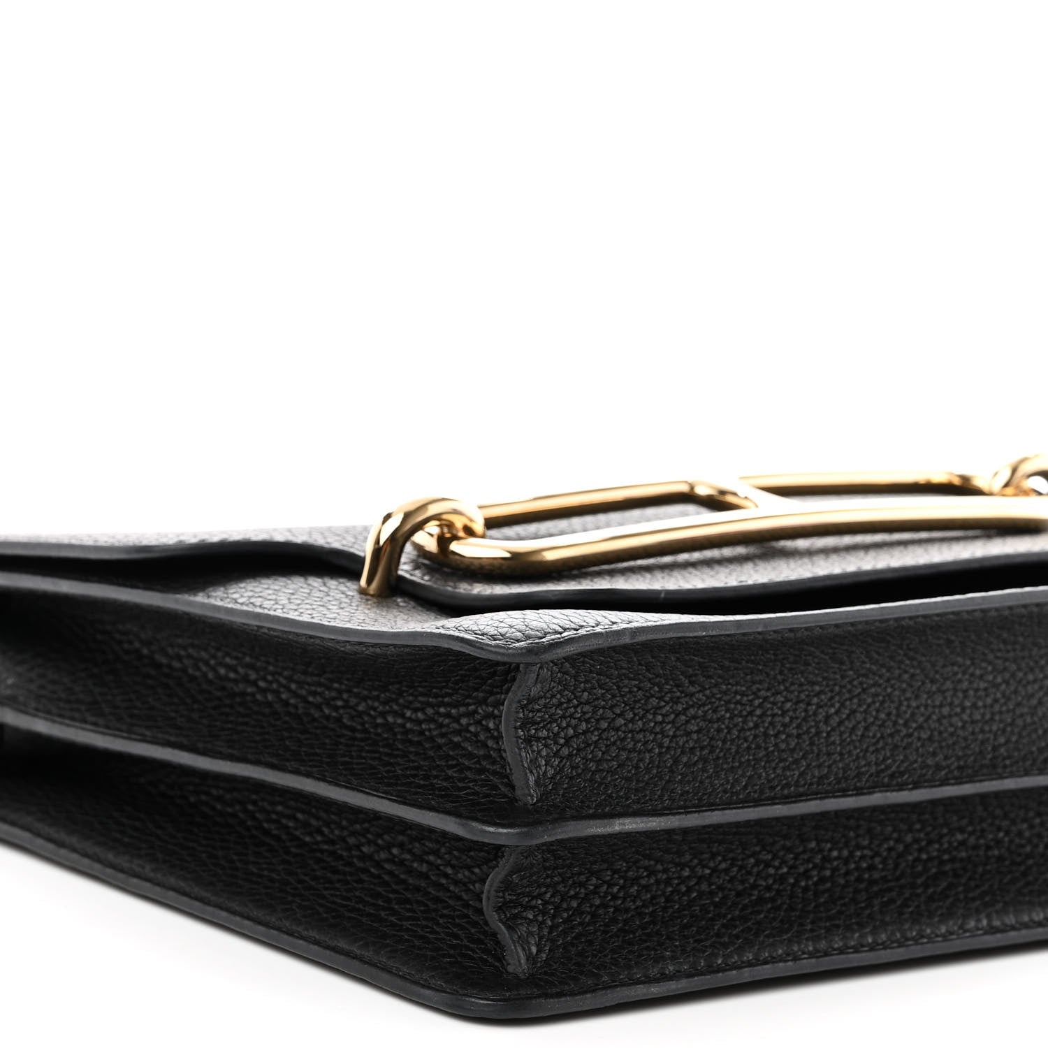Hermes Taurillon Clemence Sac Roulis 23 Black 8 of 9