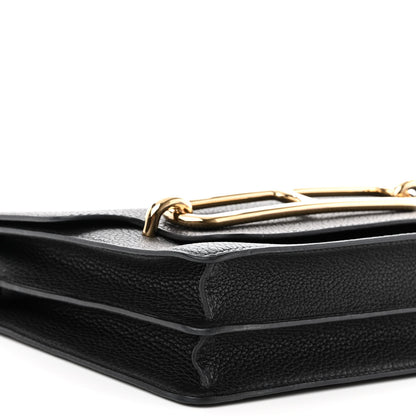 Hermes Taurillon Clemence Sac Roulis 23 Black 8 of 9