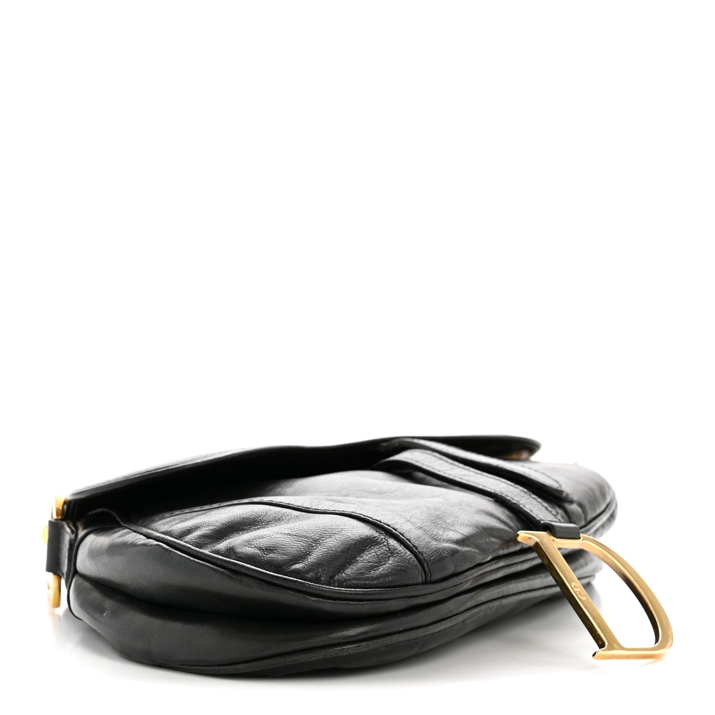 Calfskin Saddle Bag Black
