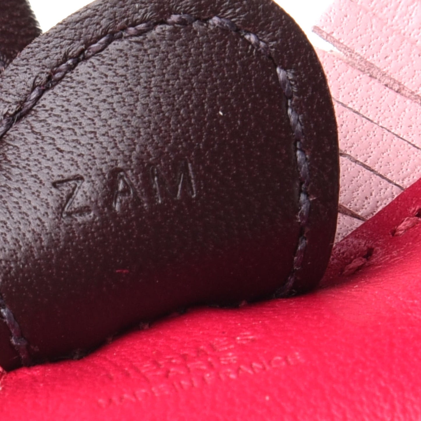 Milo Lambskin Grigri Rodeo Horse Bag Charm PM Rose Sakura Framboise Rouge Sellier