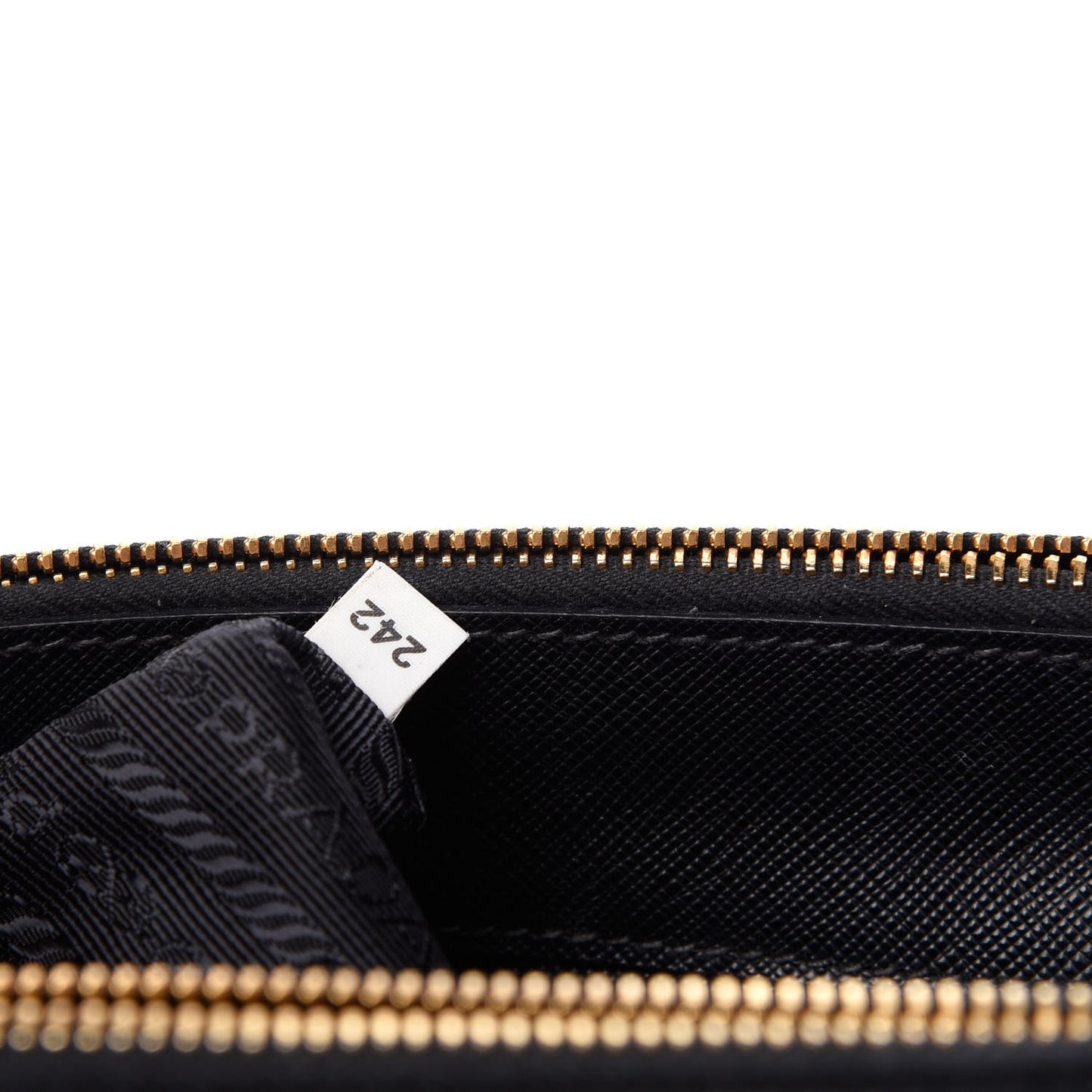 Saffiano Small Galleria Double Zip Tote Black
