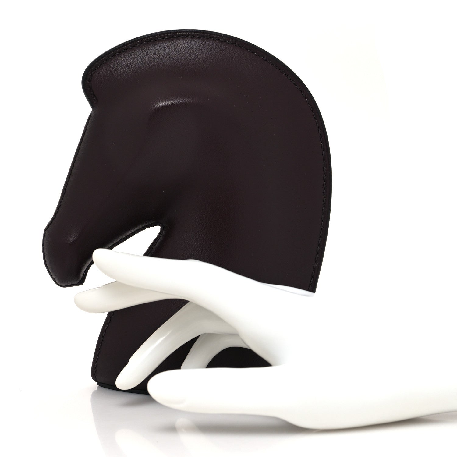 Hermes Milo Lambskin Samarcande Paperweight Rouge Sellier 2 of 6