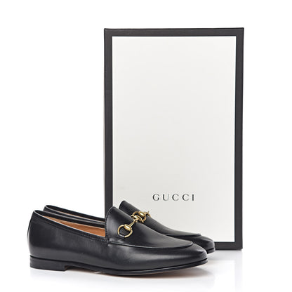 Gucci Calfskin Womens Jordaan Loafers 36 Black 10 of 10
