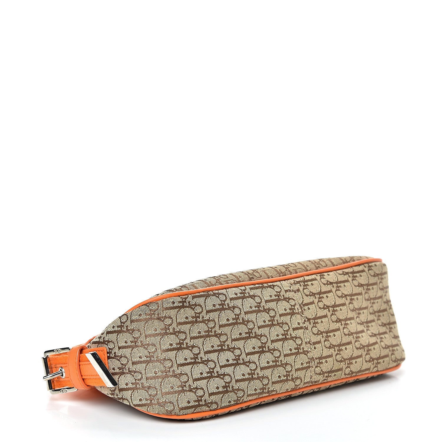 Christian Dior Monogram Shoulder Bag Orange Beige 3 of 11