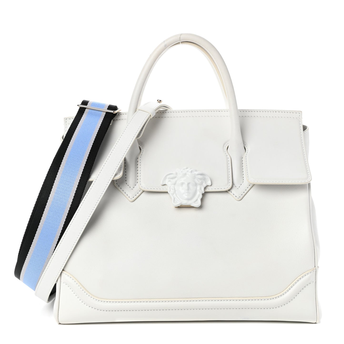 Calfskin Large Palazzo Empire Bag White