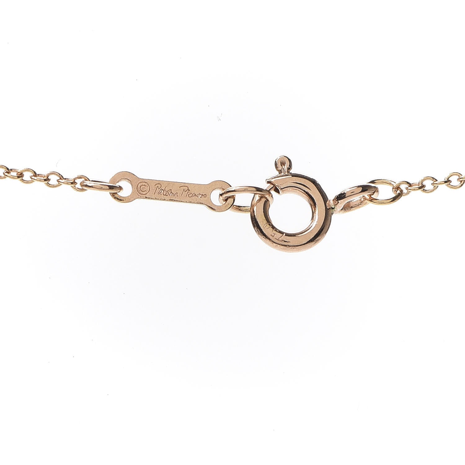Tiffany 18K Rose Gold Paloma Picasso Crown of Hearts Pendant Necklace 4 of 6