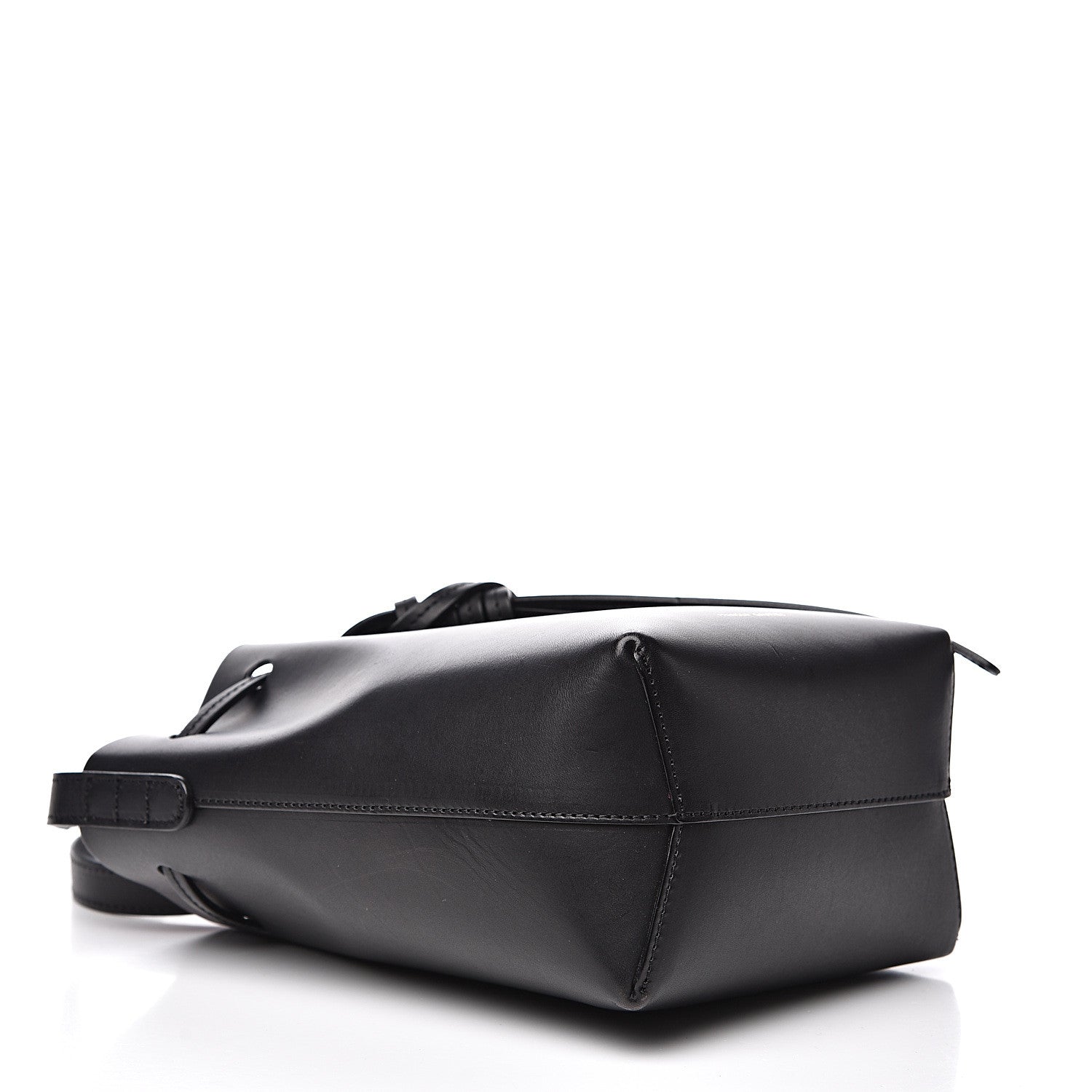 Mansur Gavriel Vegetable Tanned Mini Mini Bucket Bag Black Flamma 3 of 10