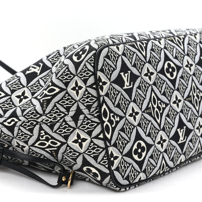 Louis Vuitton Jacquard Since 1854 Neverfull MM Grey 9 of 10