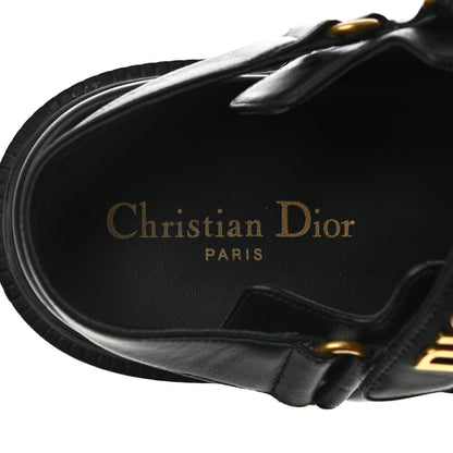 Christian Dior Lambskin Dioract 10mm Sandals 38 Black 7 of 8
