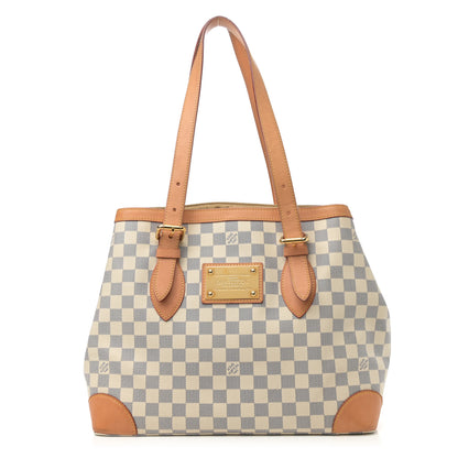 Louis Vuitton Damier Azur Hampstead MM 1 of 12