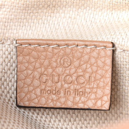 Gucci Pebbled Calfskin Small Soho Disco Bag Rose Beige 6 of 13