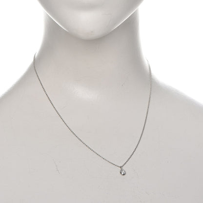 Tiffany Platinum Pear Shape .25ctw Diamonds By The Yard Necklace 2 of 7