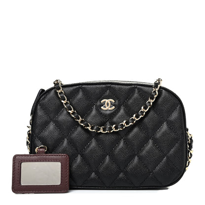 Chanel Caviar Quilted Vanity With Chain Black 1 of 4