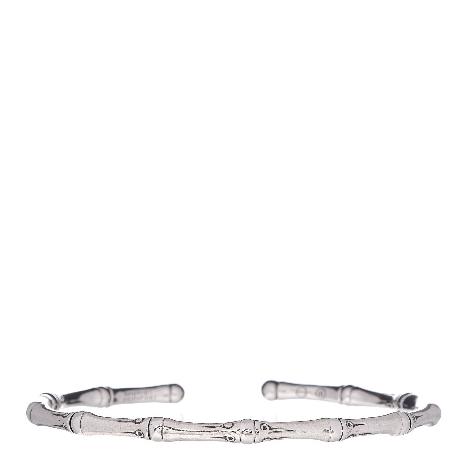John Hardy Sterling Silver 4mm Bamboo Flex Cuff Bracelet 3 of 5