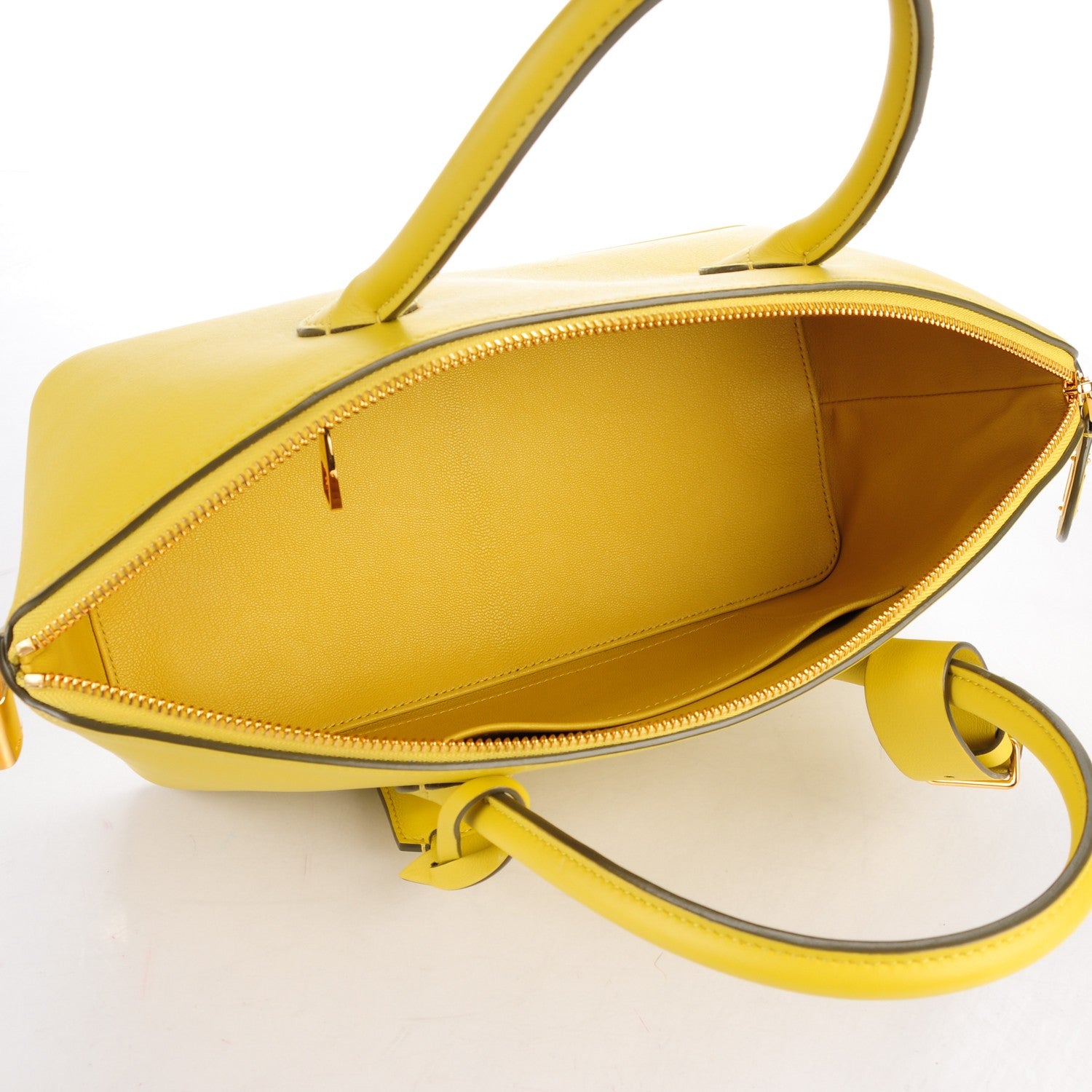 Louis Vuitton Chevre Frisson Triangle Yellow 5 of 7