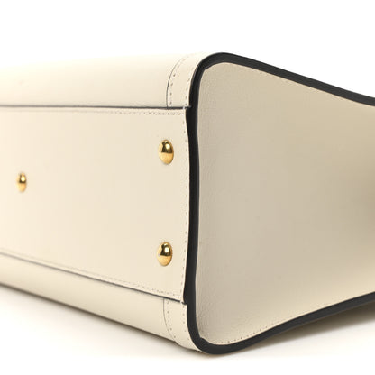 Gucci Wonka Grain Calfskin Small Diana Tote Bag Mystic White Cuir 10 of 10