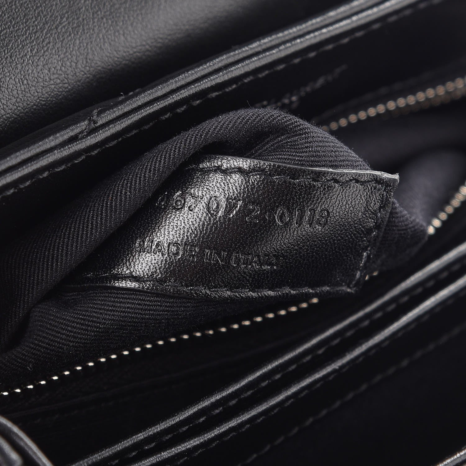 Saint Laurent Calfskin Y Quilted Monogram Toy Loulou Crossbody Bag Black 7 of 9
