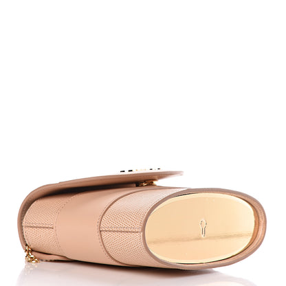 Chloe Calfskin Lizard Embossed Small Aby Lock Delicate Pink 4 of 9