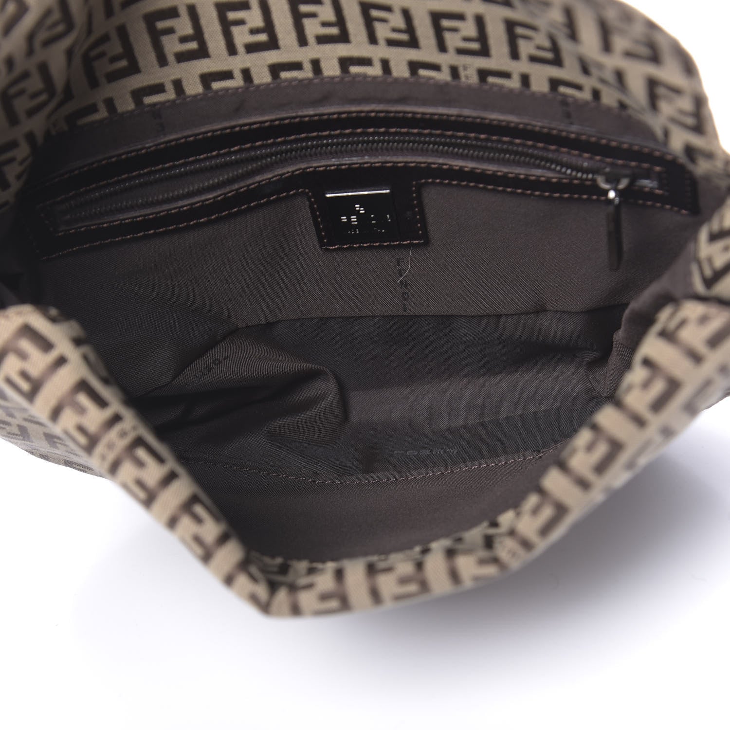 Fendi Zucchino Baguette Dark Brown 4 of 11