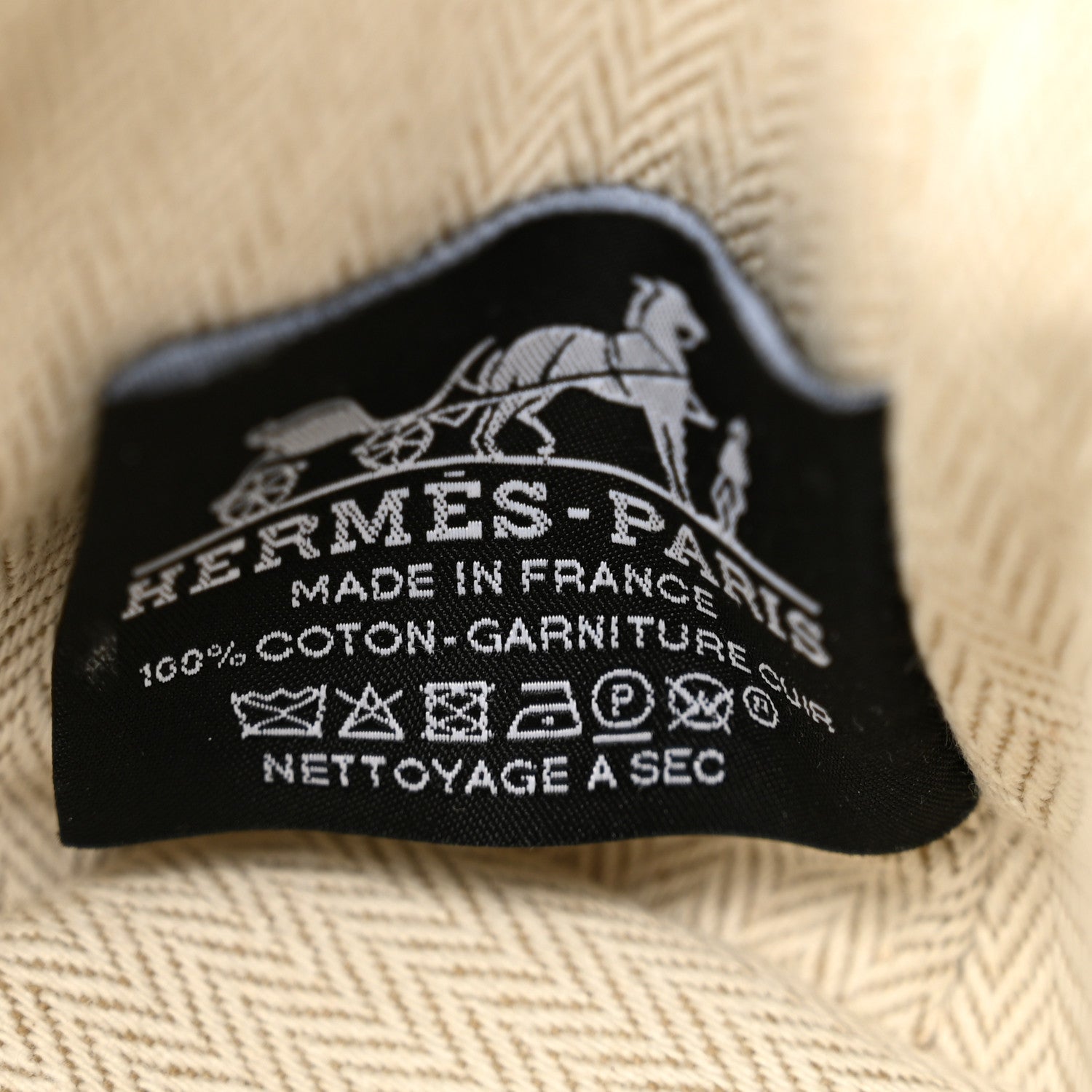 Hermes Cotton Canvas Crazy H Medium Bolide Case Orange Ficelle 6 of 8